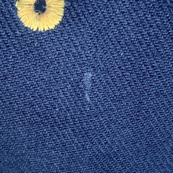 Leader In Headwear Yellow Black Skull Fitted Cap Holographic Sticker Size XXS - Picture 6 of 15